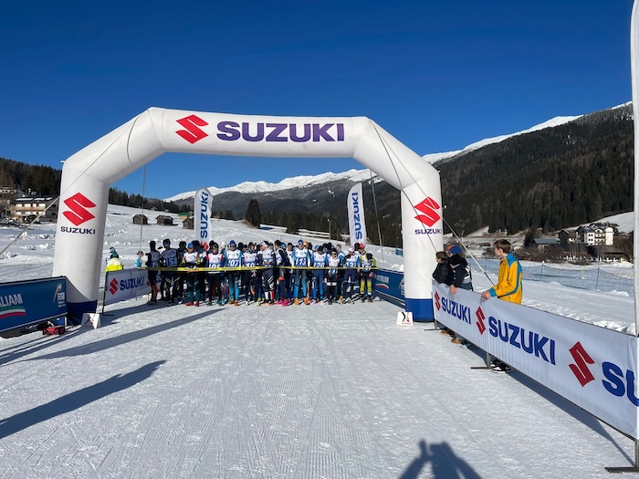 Partenza Campionati Italiani di Winter Duathlon Assoluti 