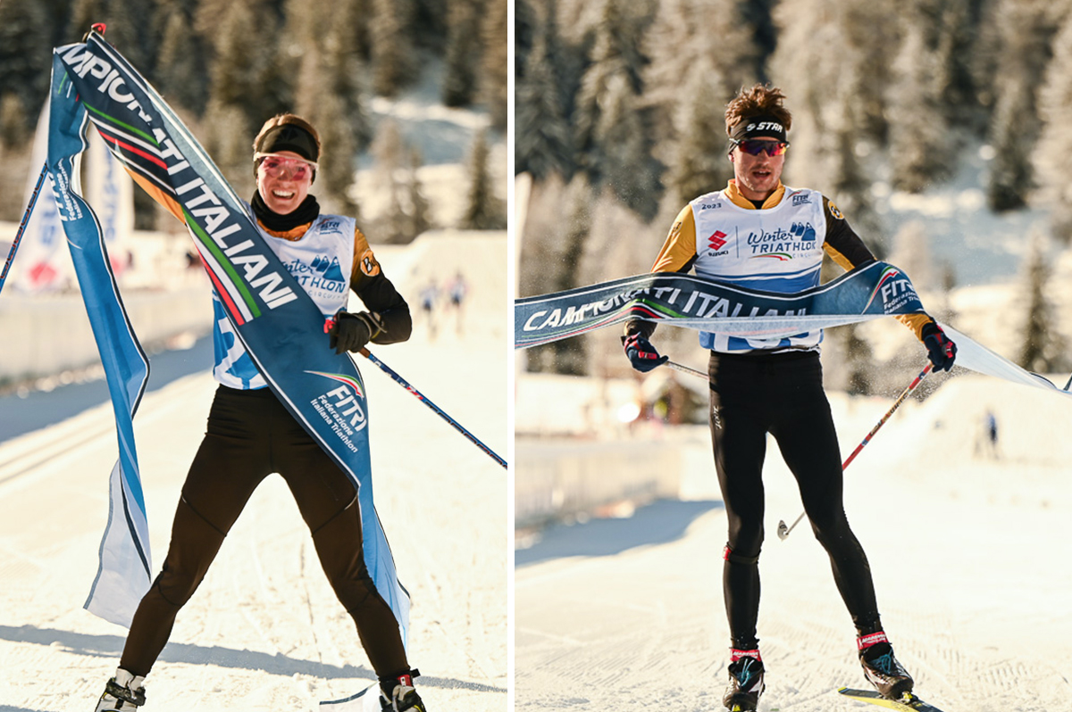 Winter Triathlon, Pesavento e Mairhofer campioni italiani a Cogne