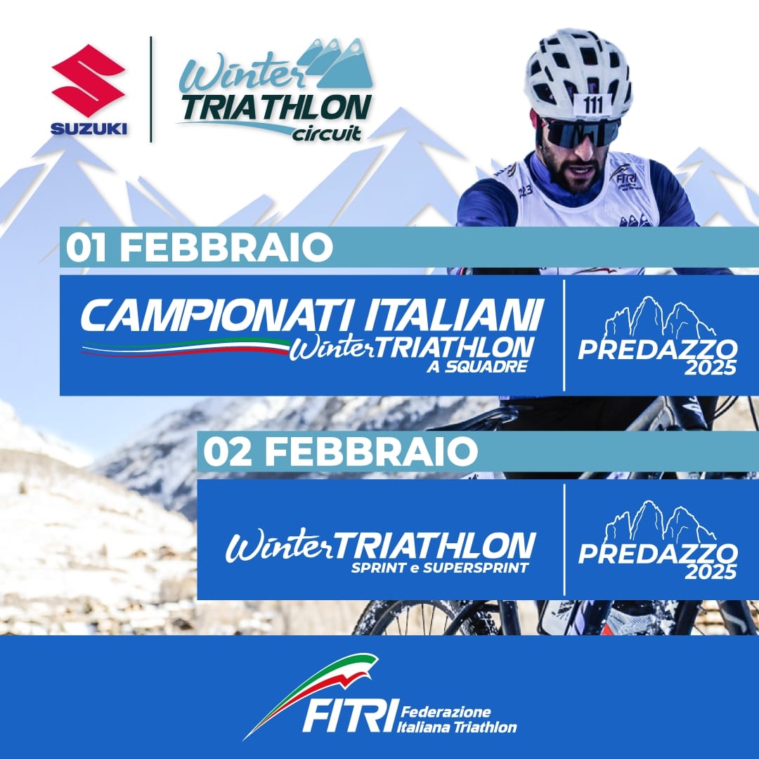 La start list dei Campionati Italiani di Winter Triathlon a Squadre
