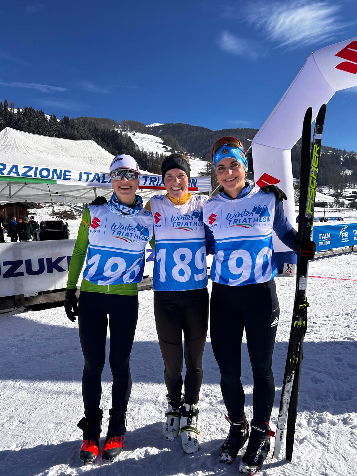 Pesavento e Mairhofer si aggiudicano il 1° Wintertriathlon di Sesto 