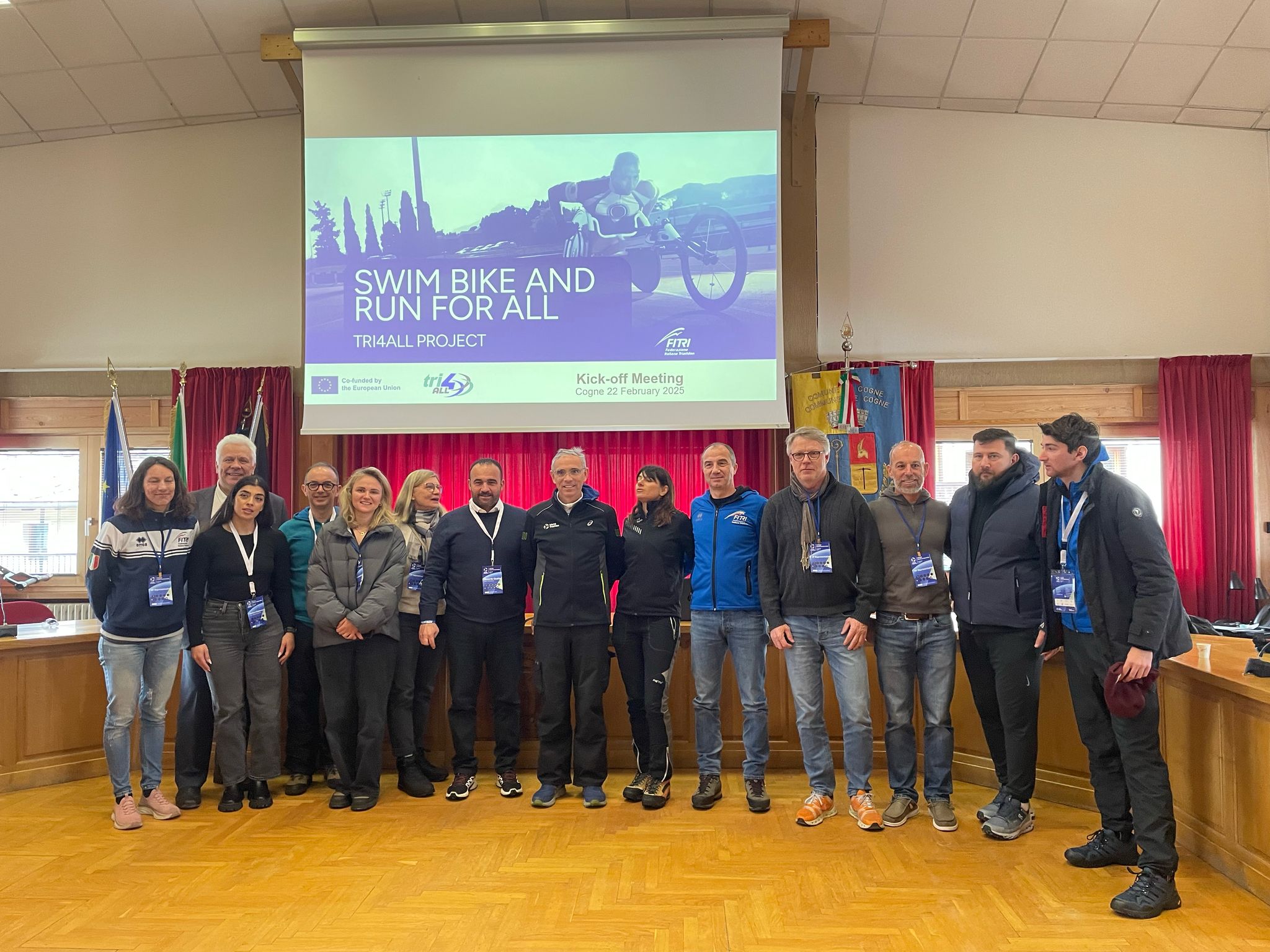 Lanciato a Cogne il progetto Swim Bike and Run for ALL promosso dalla Fitri