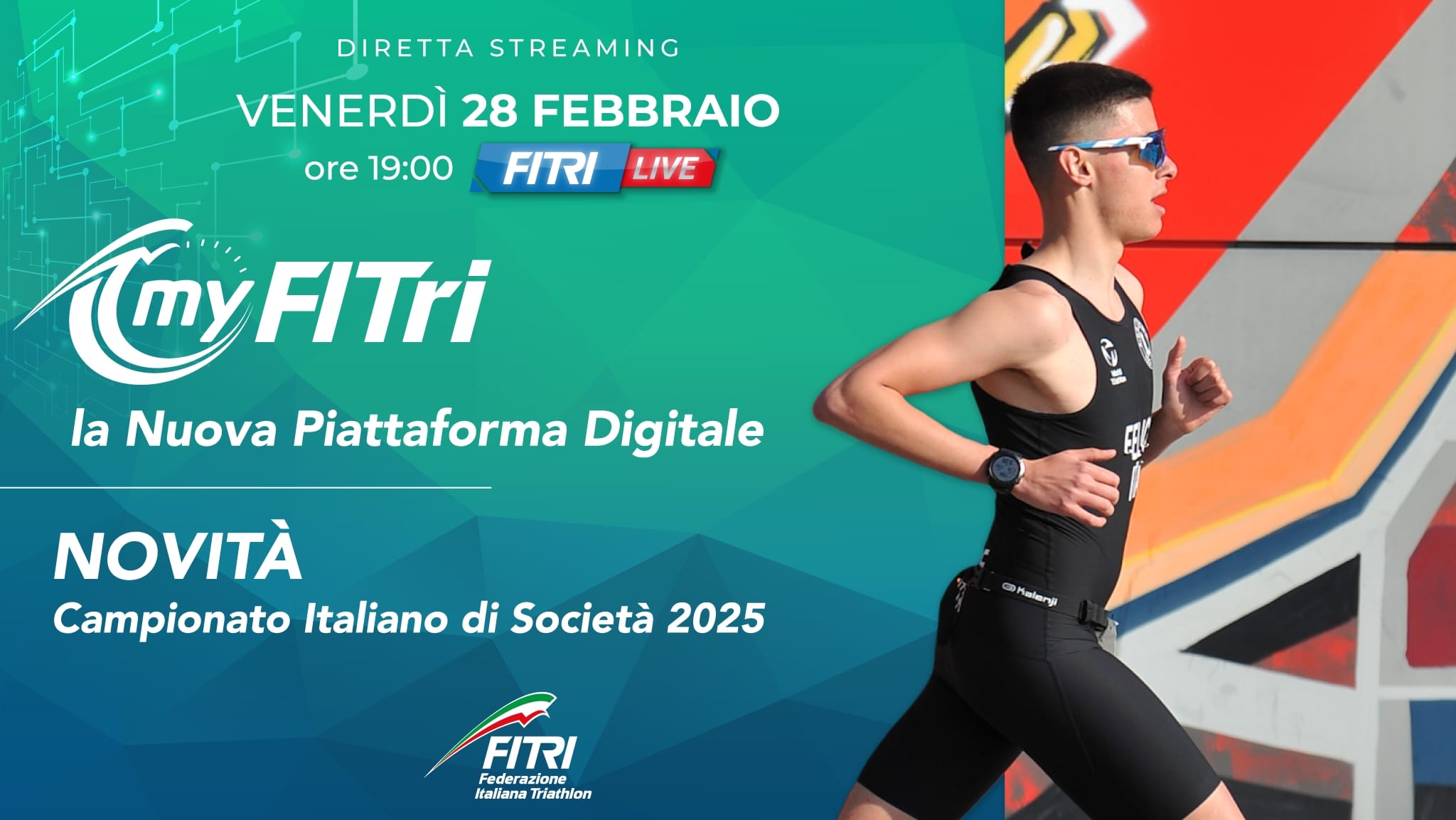 Oggi la diretta su Fitri Live: lancio della piattaforma My Fitri e novità del Campionato Italiano di Società 2025 