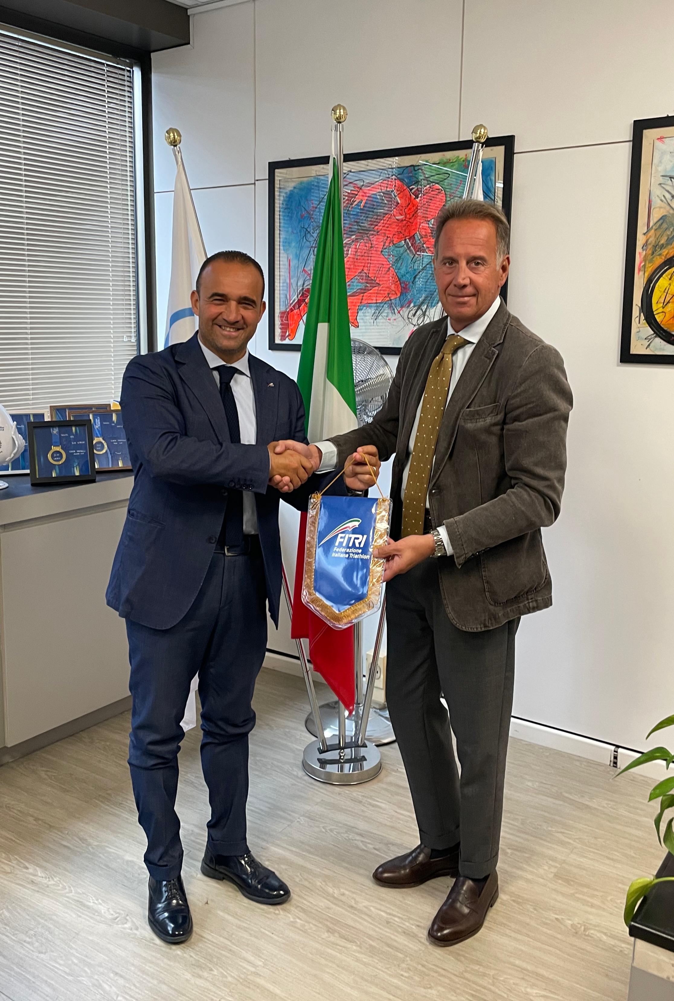 Oggi l’incontro tra il Presidente Giubilei e il Comandante del Centro Sportivo Carabinieri Desideri