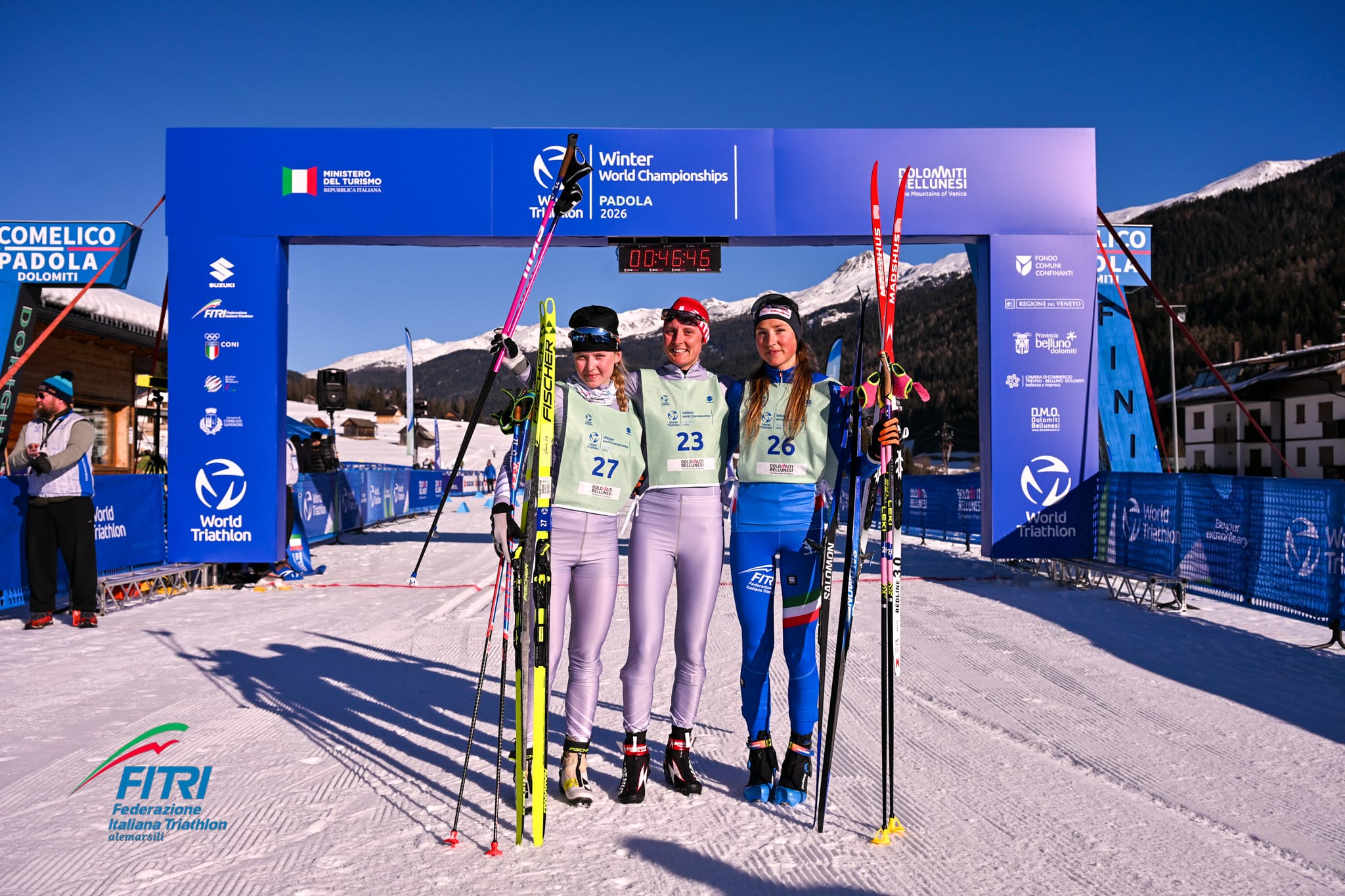 podio assoluto winter duathlon 2026