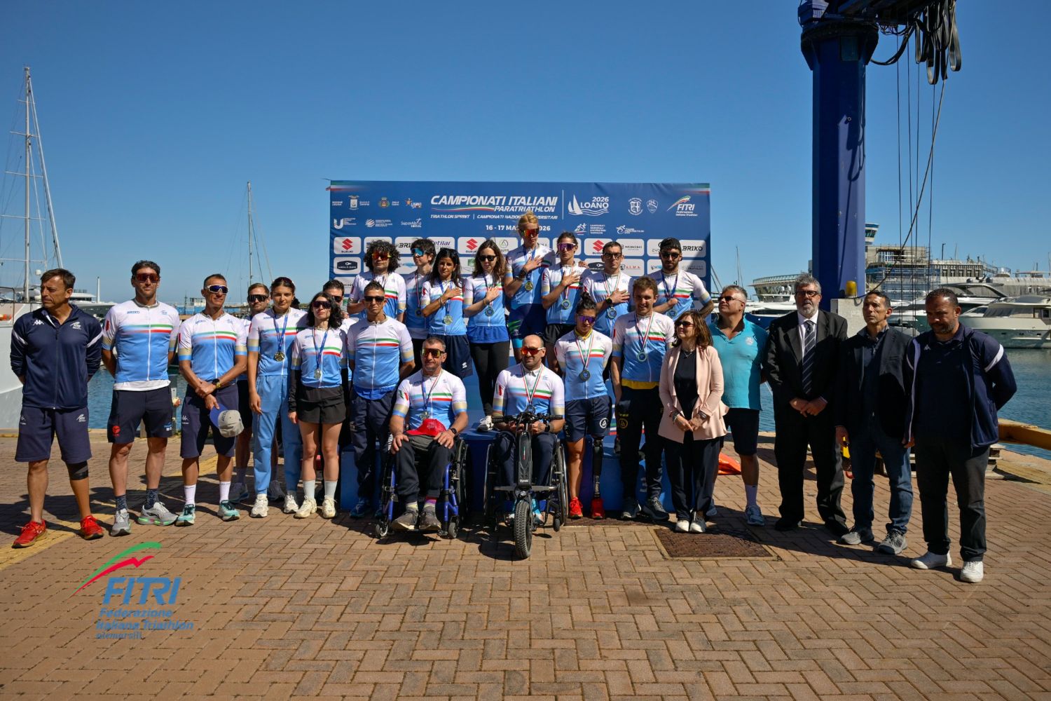 Loano 2026 Campionati Italiani Paratriathlon premiazioni gruppo
