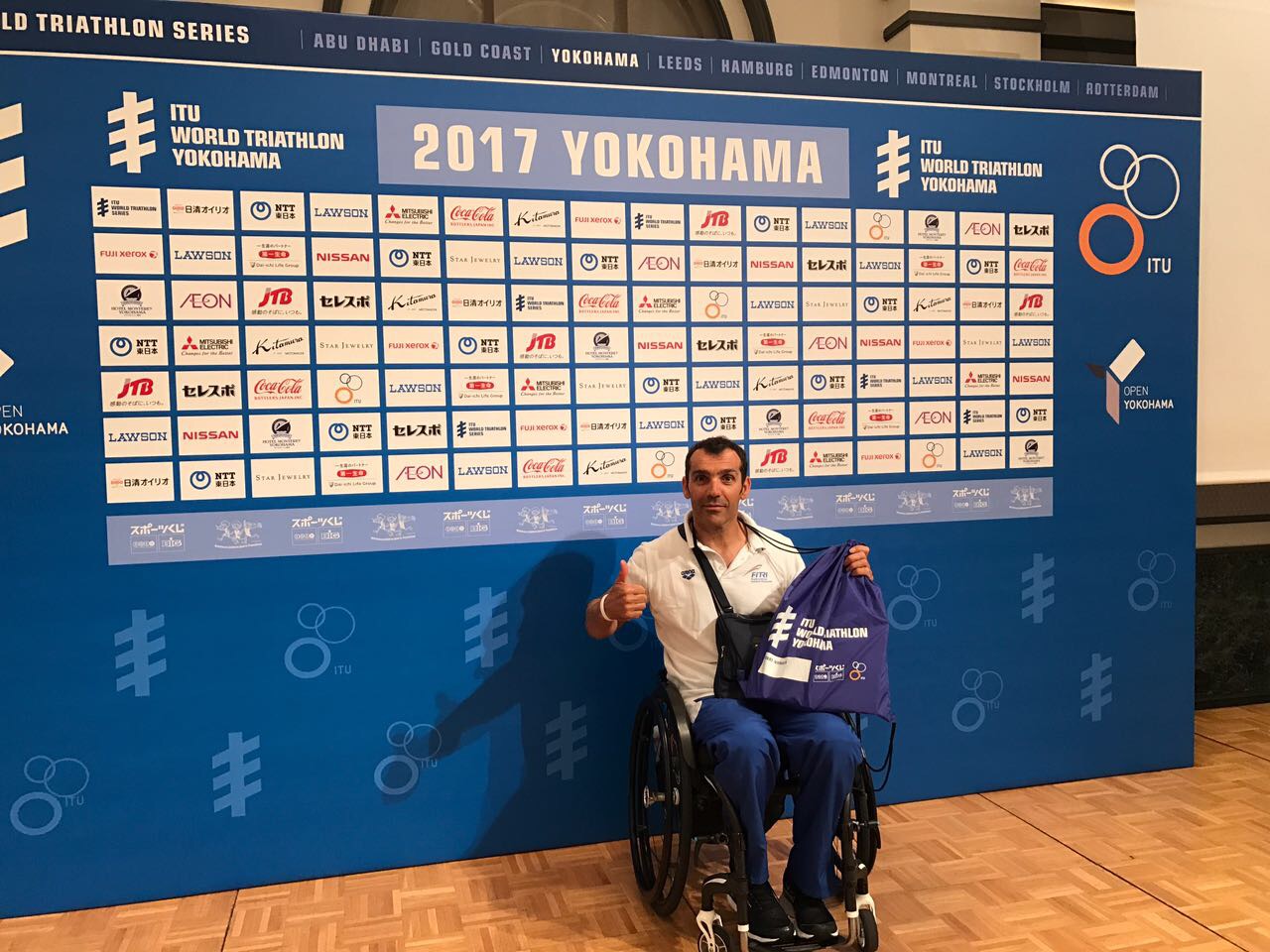 Paratriathlon: Giovanni Achenza d’Argento nell’esordio mondiale a Yokohama