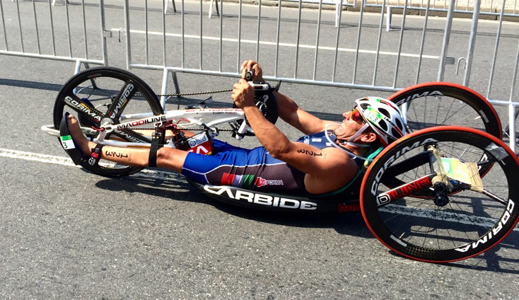 achenza Test Event Rio 2015 paratriathlon2