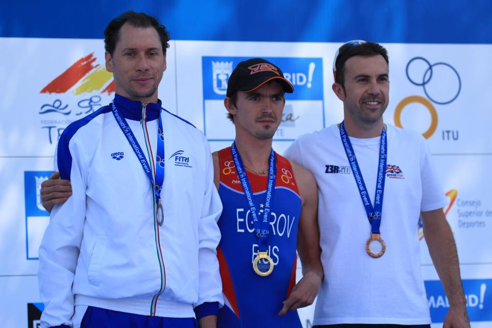 Paratriathlon Etu Madrid Ferrarin podio