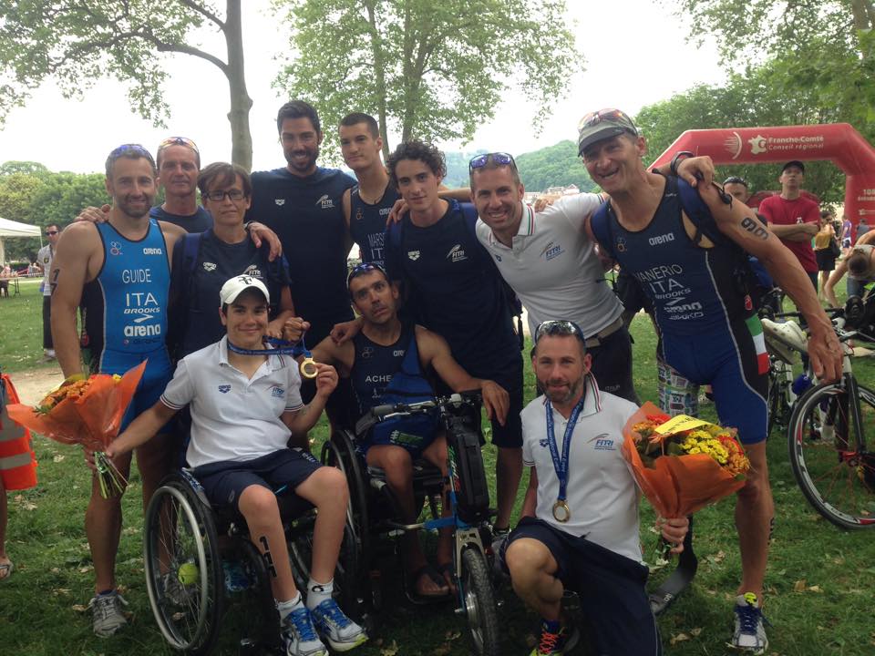 Doppio oro nella trasferta del paratriathlon a Besançon