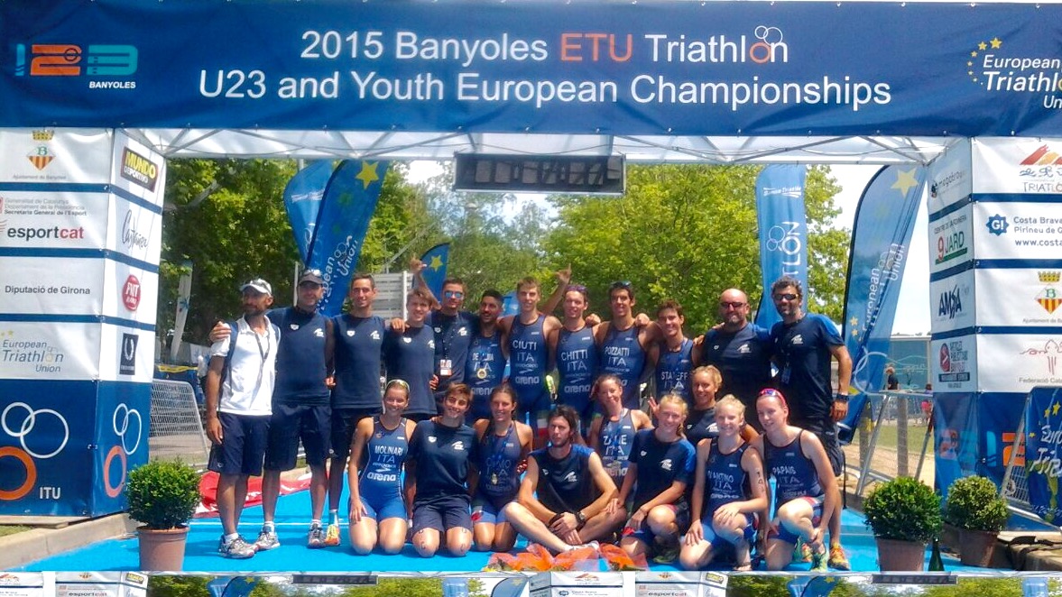 TEAM ITALIA al completo banyoles