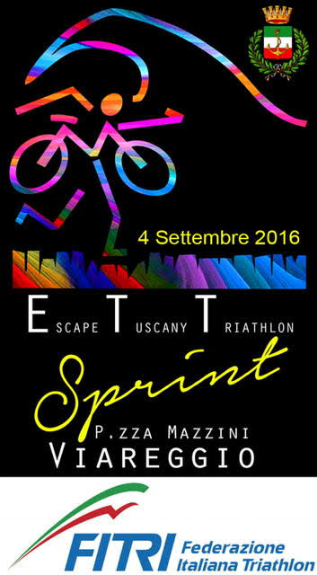 4 settembre "Escape Tuscany Triathlon Sprint" a Viareggio 