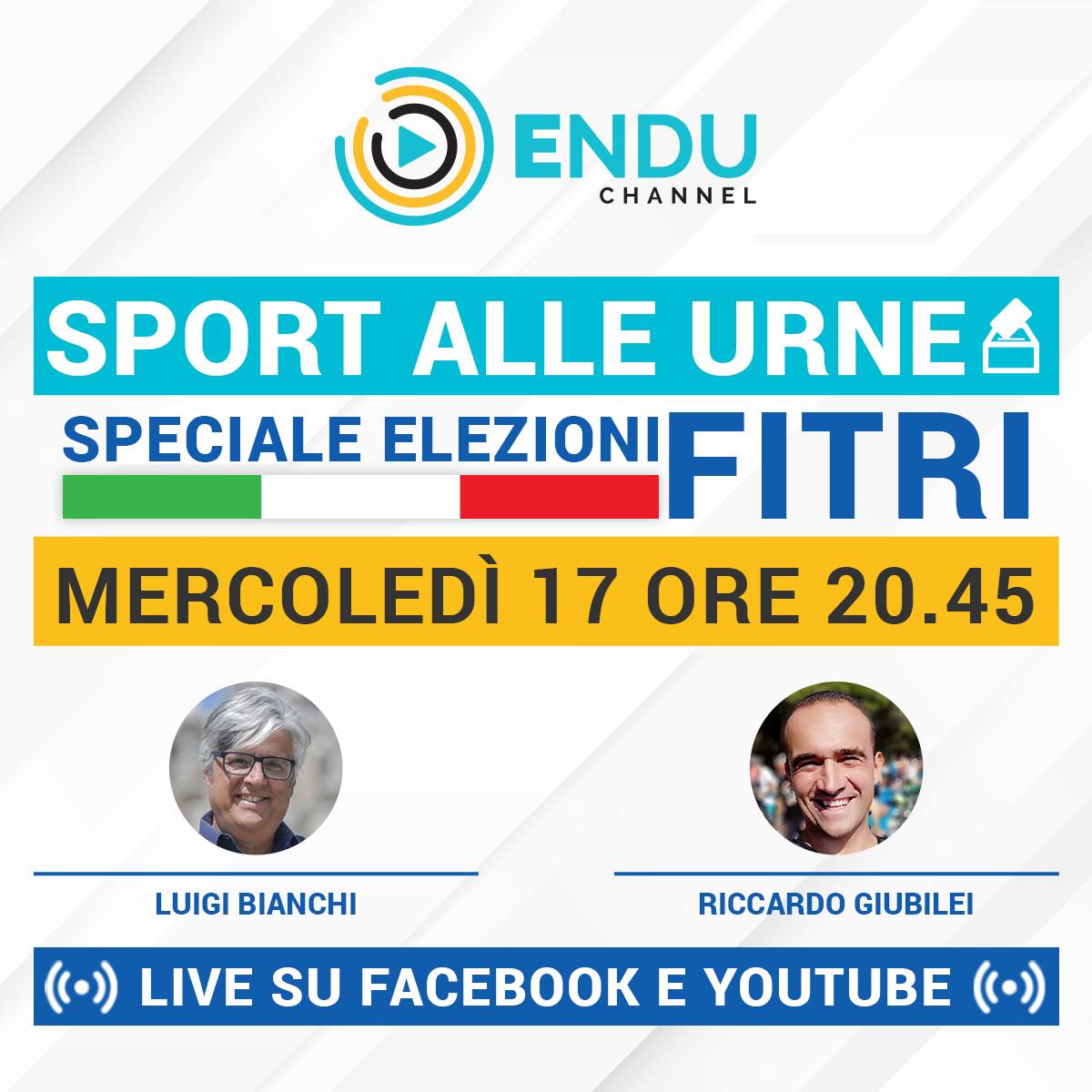 Triathlon alle urne: stasera su Endu Channel, il confronto tra i Candidati alla presidenza della FITRI 