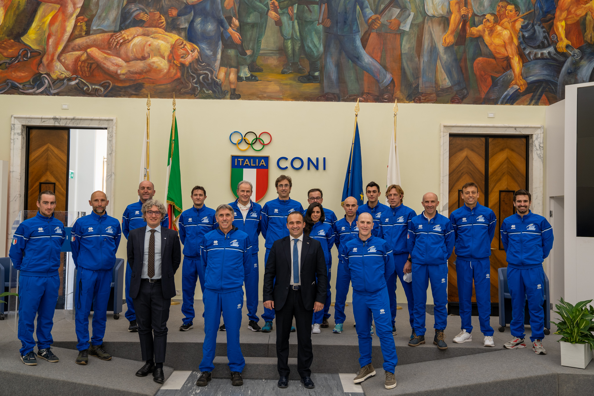 Presentazione Area Tecnica Nazionale FITRI al CONI 7 gennaio 2022