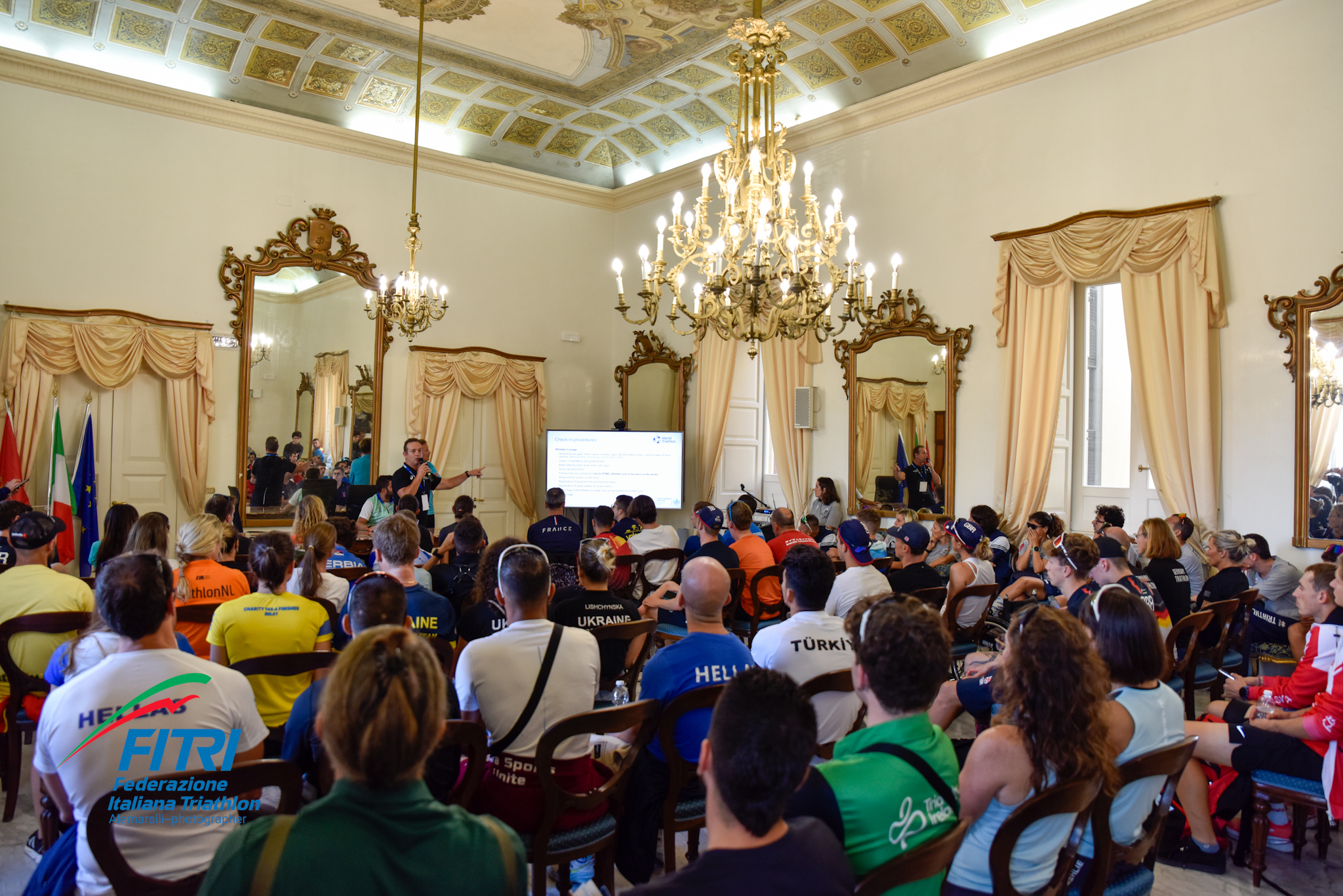 World Triathlon Para Cup Taranto 2023 - Briefing e Sfilata - ph Marsili