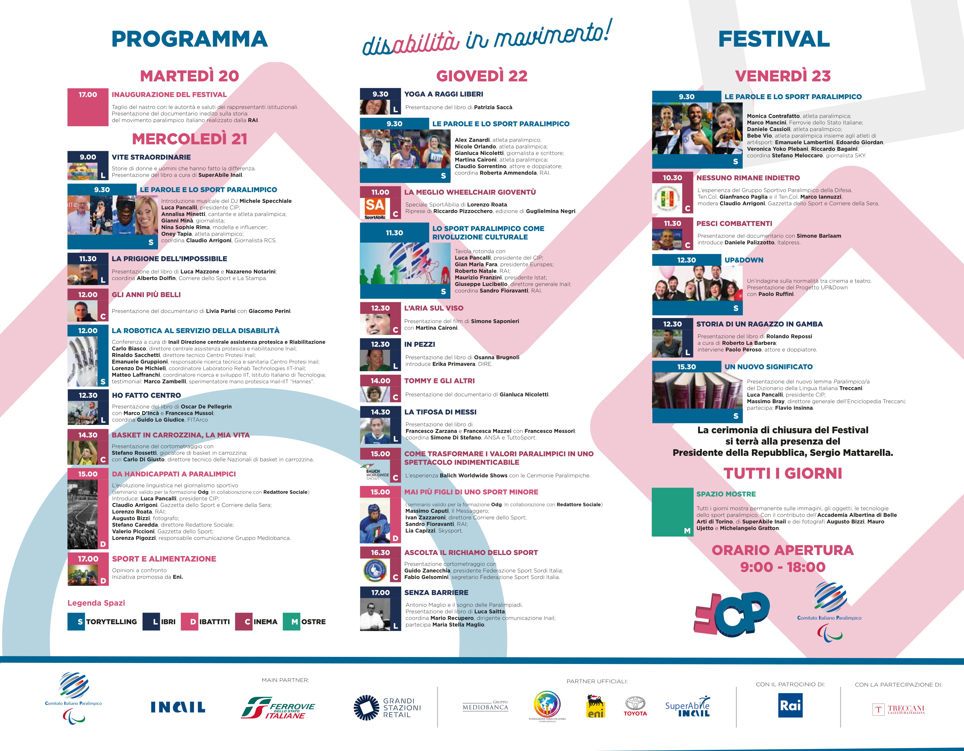 Roma, al via il Festival della Cultura Paralimpica