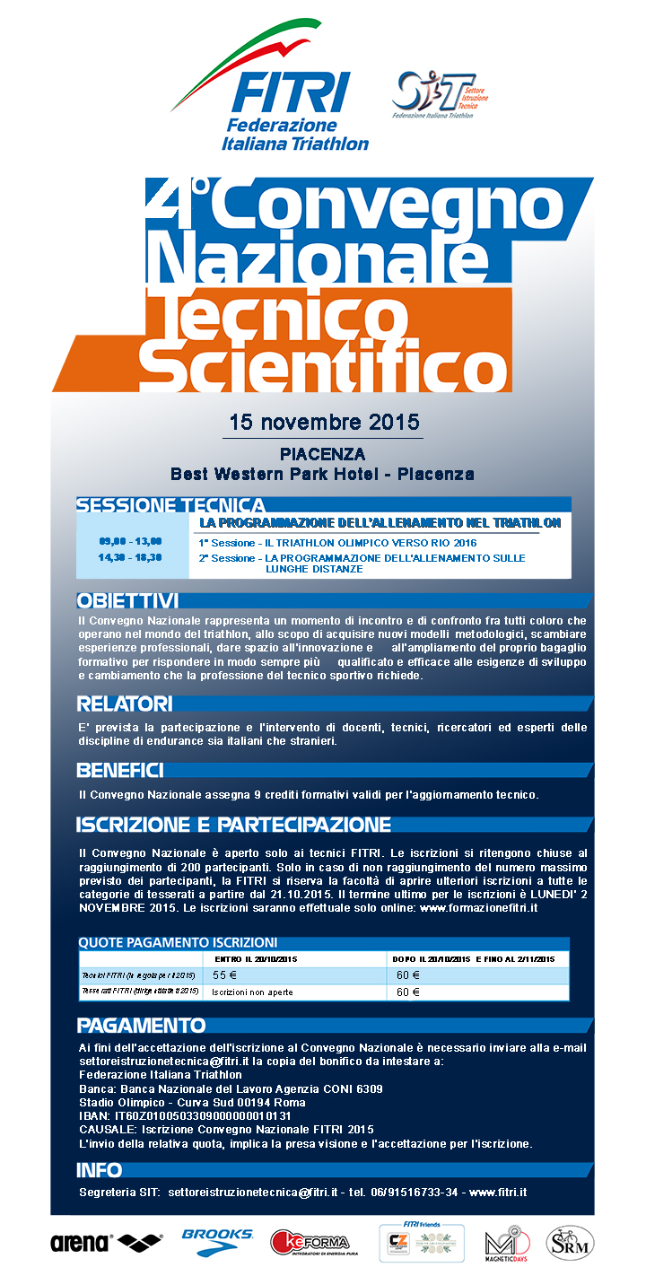 4° Convegno Nazionale FITRI 2015: aperte le iscrizioni online!