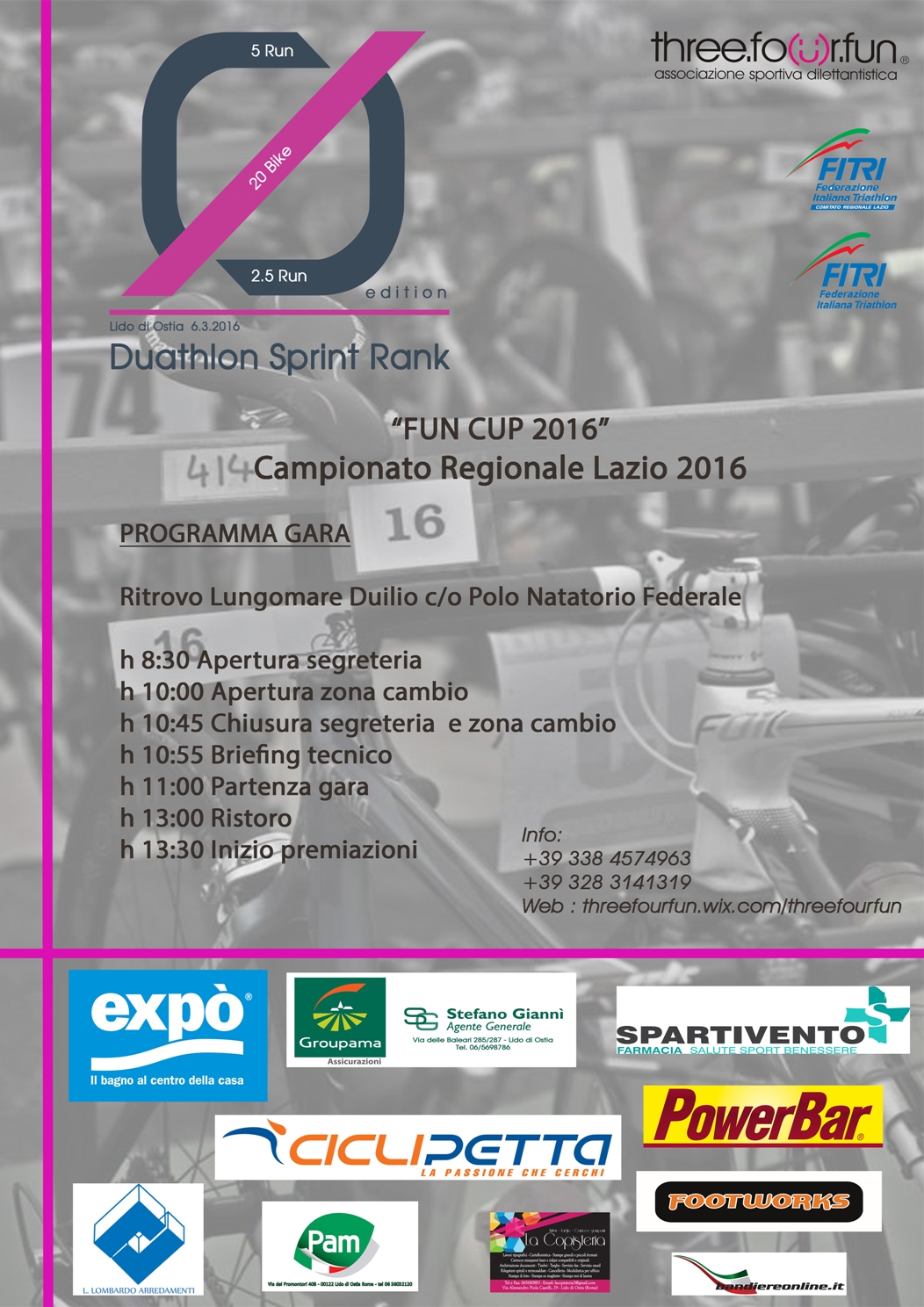 DUATHLON SPRINT OSTIA 2016 - zero edition