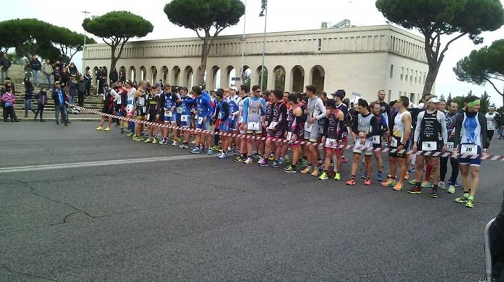 Partenza Roma Duathlon Rank