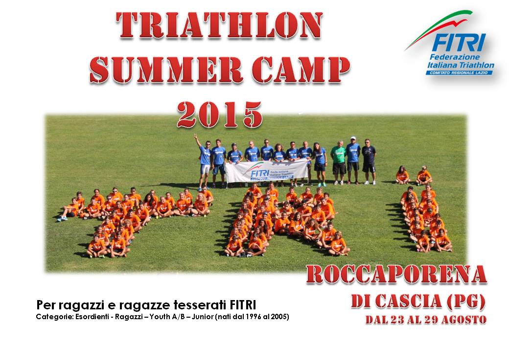 TRIATHLON SUMMER CAMP 2015: CHIUSURA ISCRIZIONI