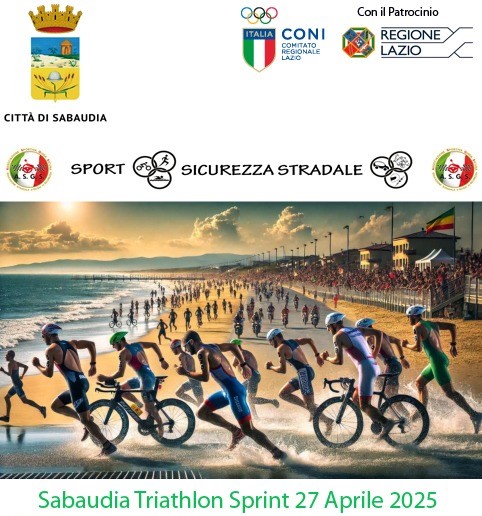 RIPARTENZA DEL TRIATHLON REGIONALE: 27 aprile a Sabaudia!