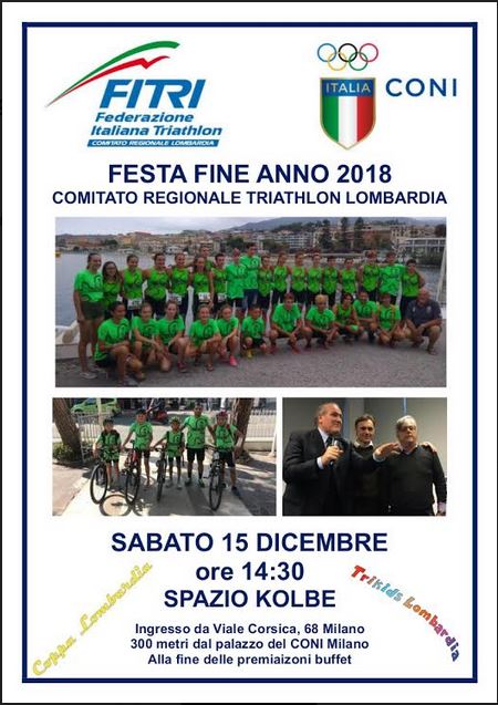 FESTA DI FINE ANNO E PREMIAZIONI 2018 