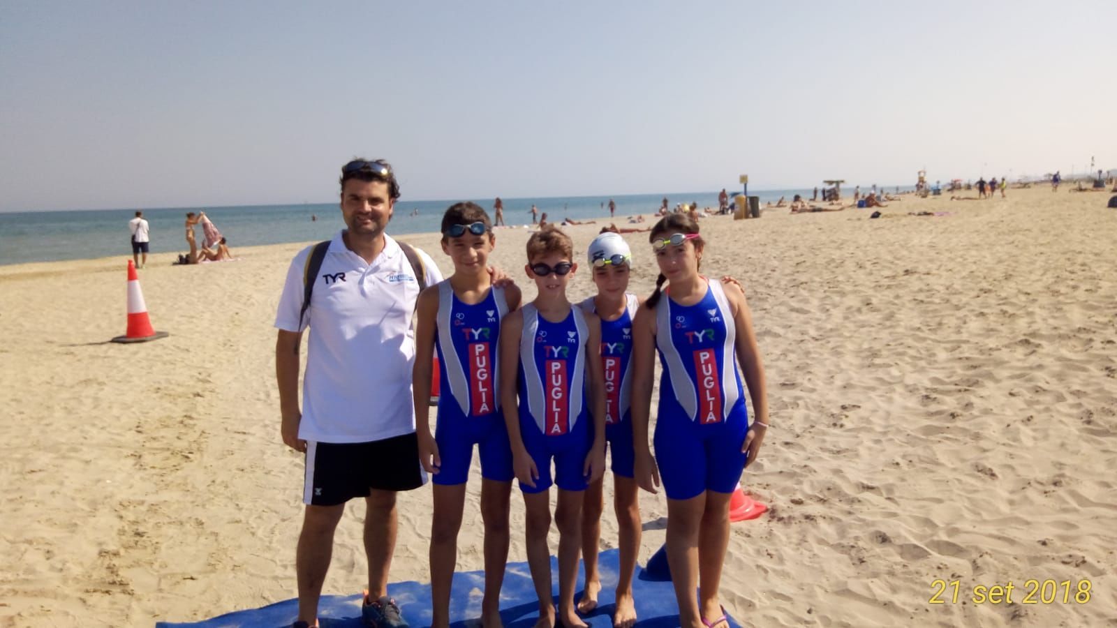 Progetto triathlon a scuola a Taranto