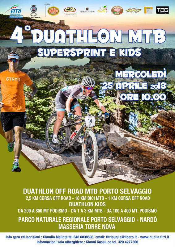 Rinviati i campionati studenteschi di Brindisi ed il duathlon mtb di Porto Selvaggio