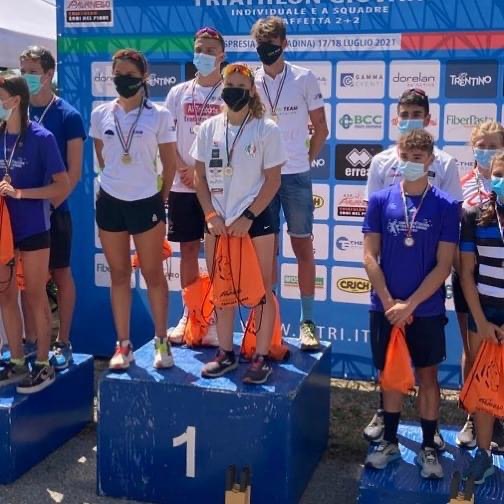 Campionati italiani giovanili di Triathlon. Una grande soddisfazione.