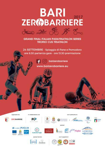 Bari Zero Barriere Grand Final Circuito Paratriathlon- Trofeo Cus Triathlon