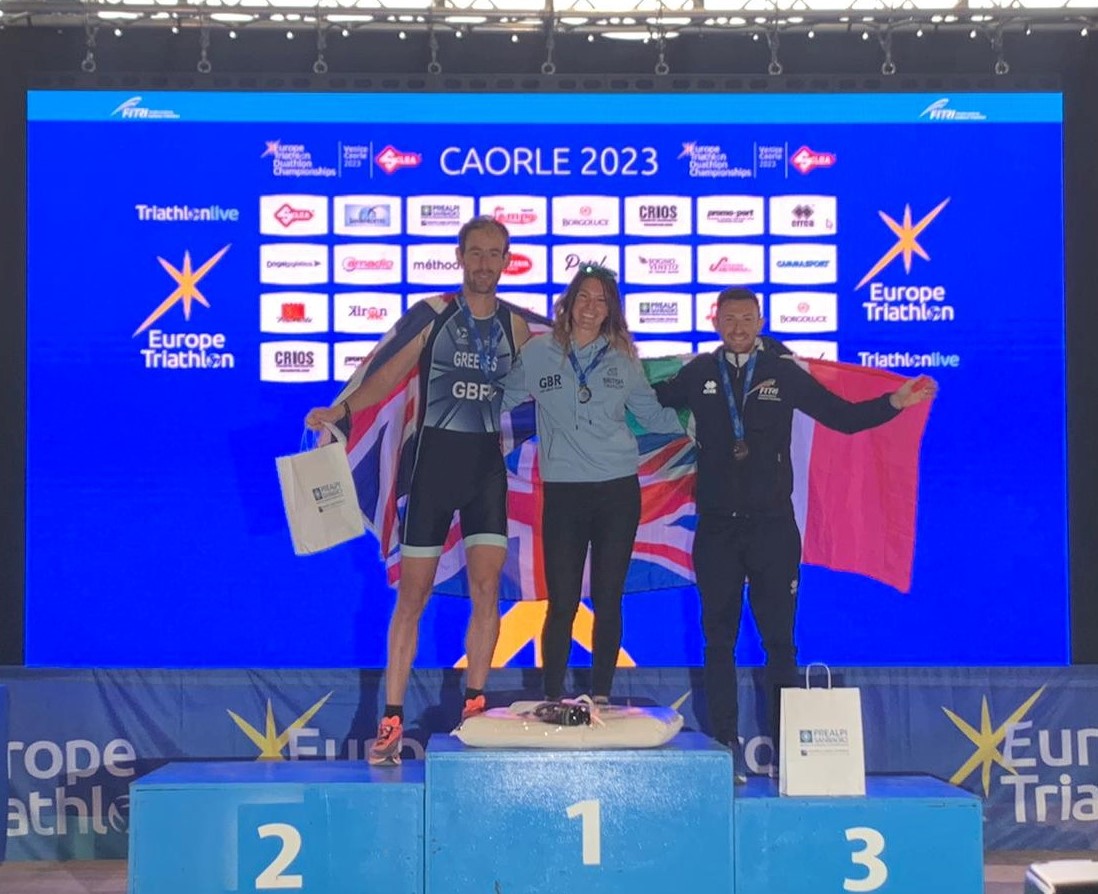 Due bronzi per i pugliesi Cazzolla e Rotolo agli Europei di Duathlon di Caorle 