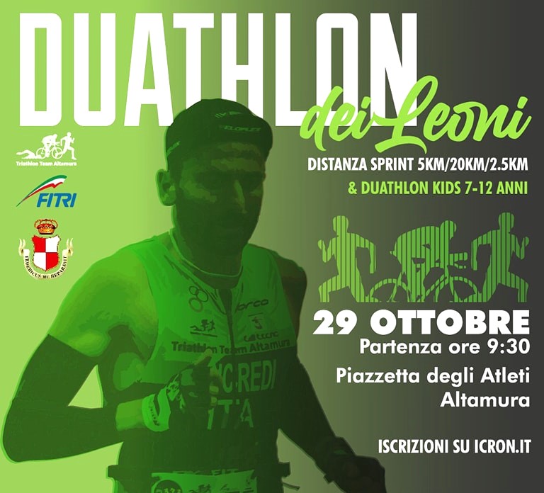 Altamura, fervono i preparativi per il “3° Duathlon dei Leoni”