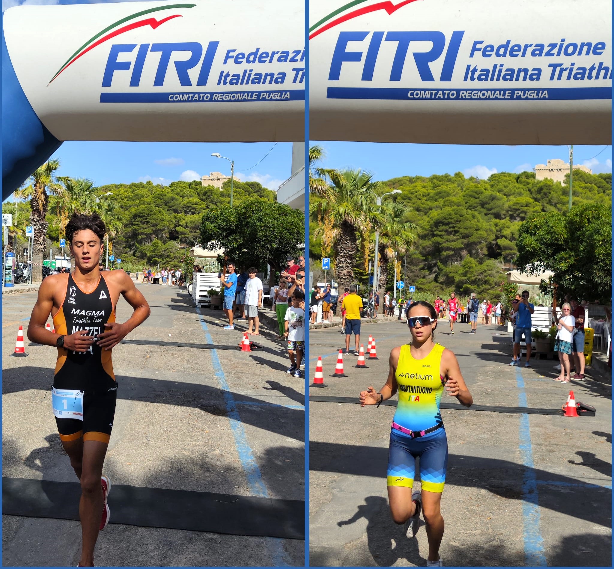 2° Aquathlon della Lampara, successi di Federico Mazzei e Giorgia Abbatantuono 