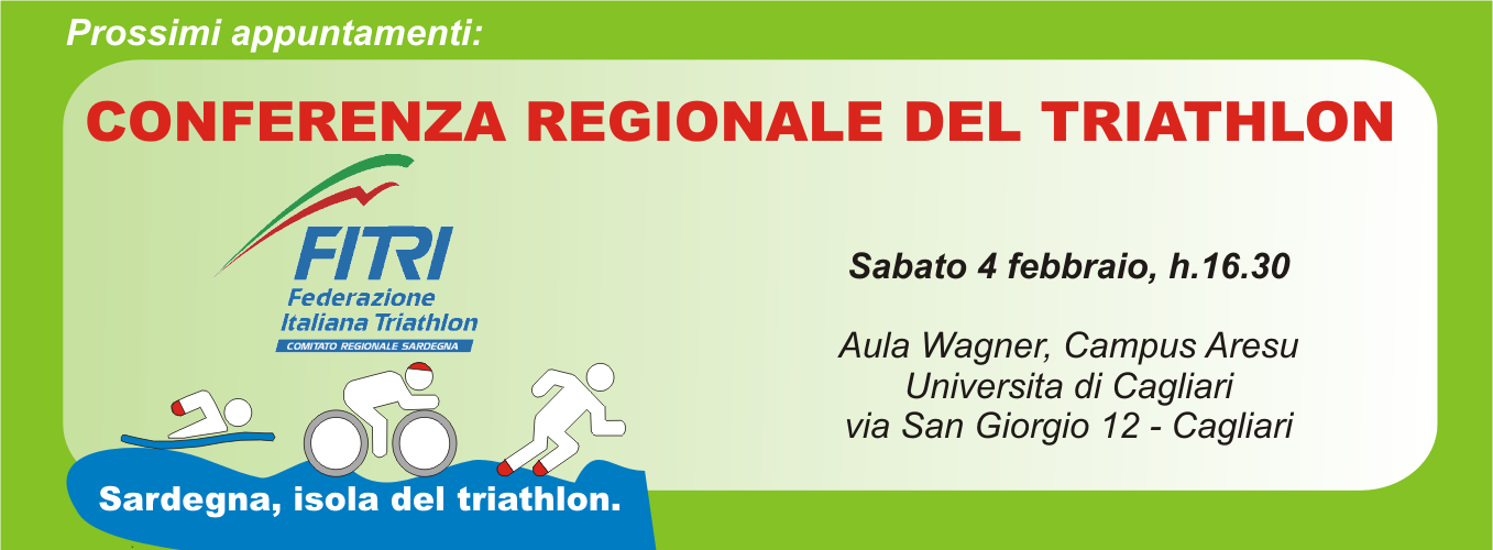 L'attesa sta finendo: sabato la Conferenza Regionale del Triathlon sardo 