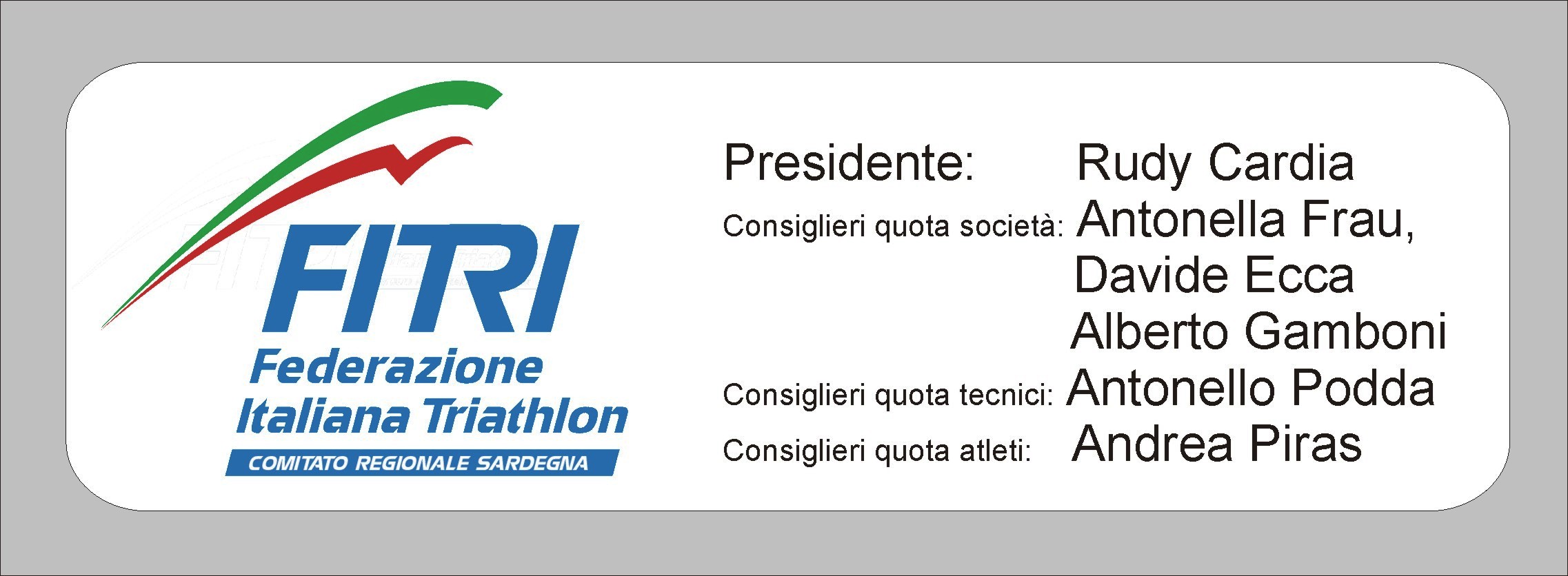 RUDY CARDIA CONFERMATO ALLA CARICA DI PRESIDENTE FITRI REGIONALE