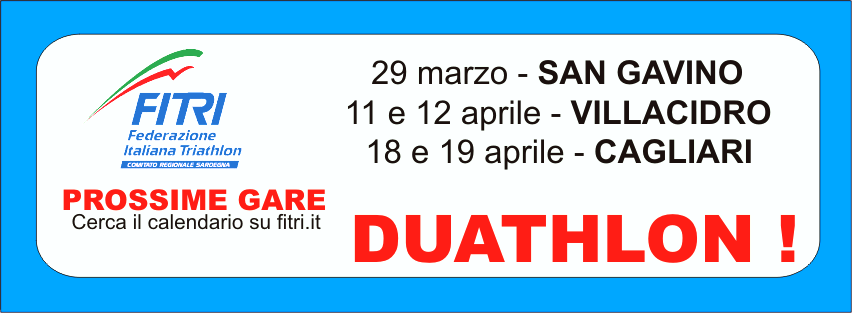 IL DUATHLON SARDO SI FA IN TRE: trova la gara che fa per te!