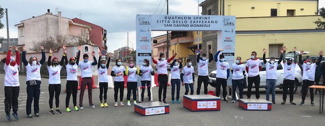 ALICE CAPONE E JIM THIJS VINCONO IL DUATHLON SPRINT CITTA' DELLO ZAFFERANO 