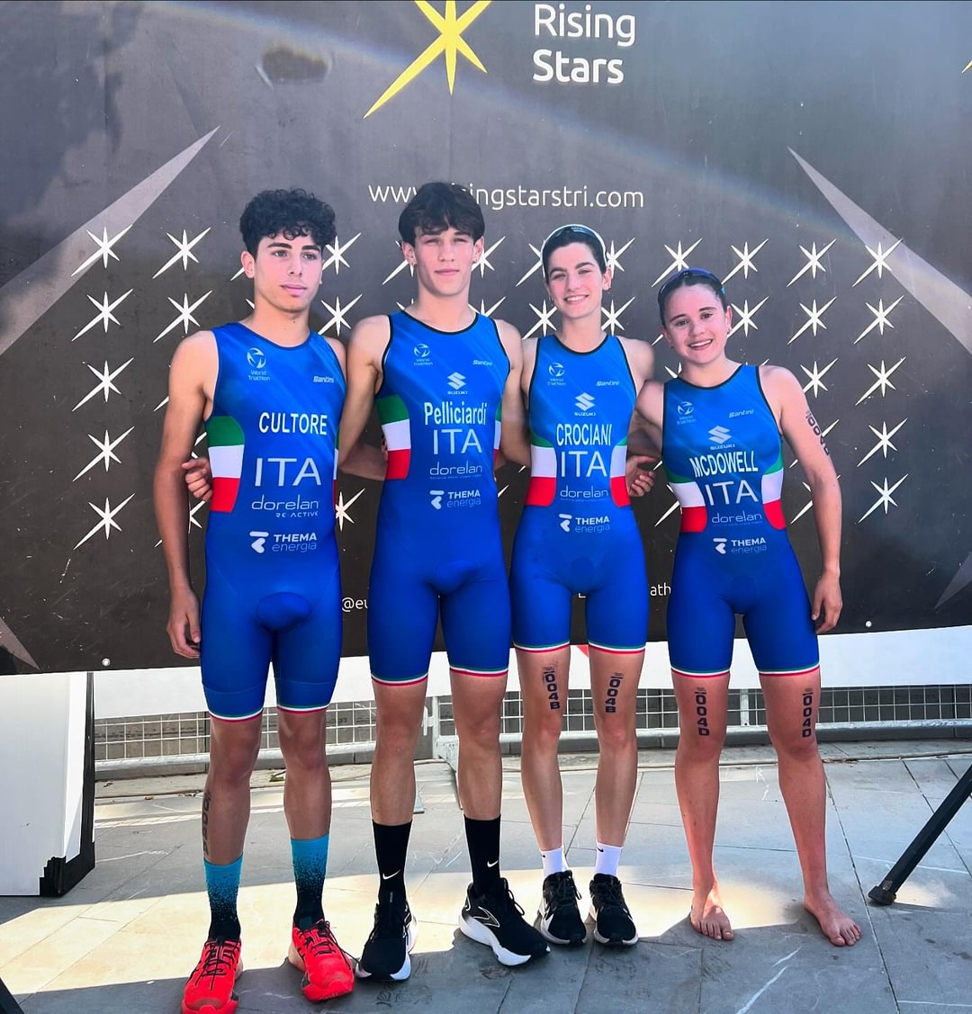 Europe Triatlhon Caorle: Staffetta italiana in vetta al podio!