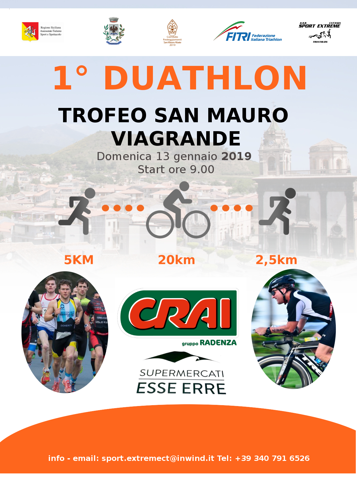 1° Duathlon sprint di Viagrande, Catania!