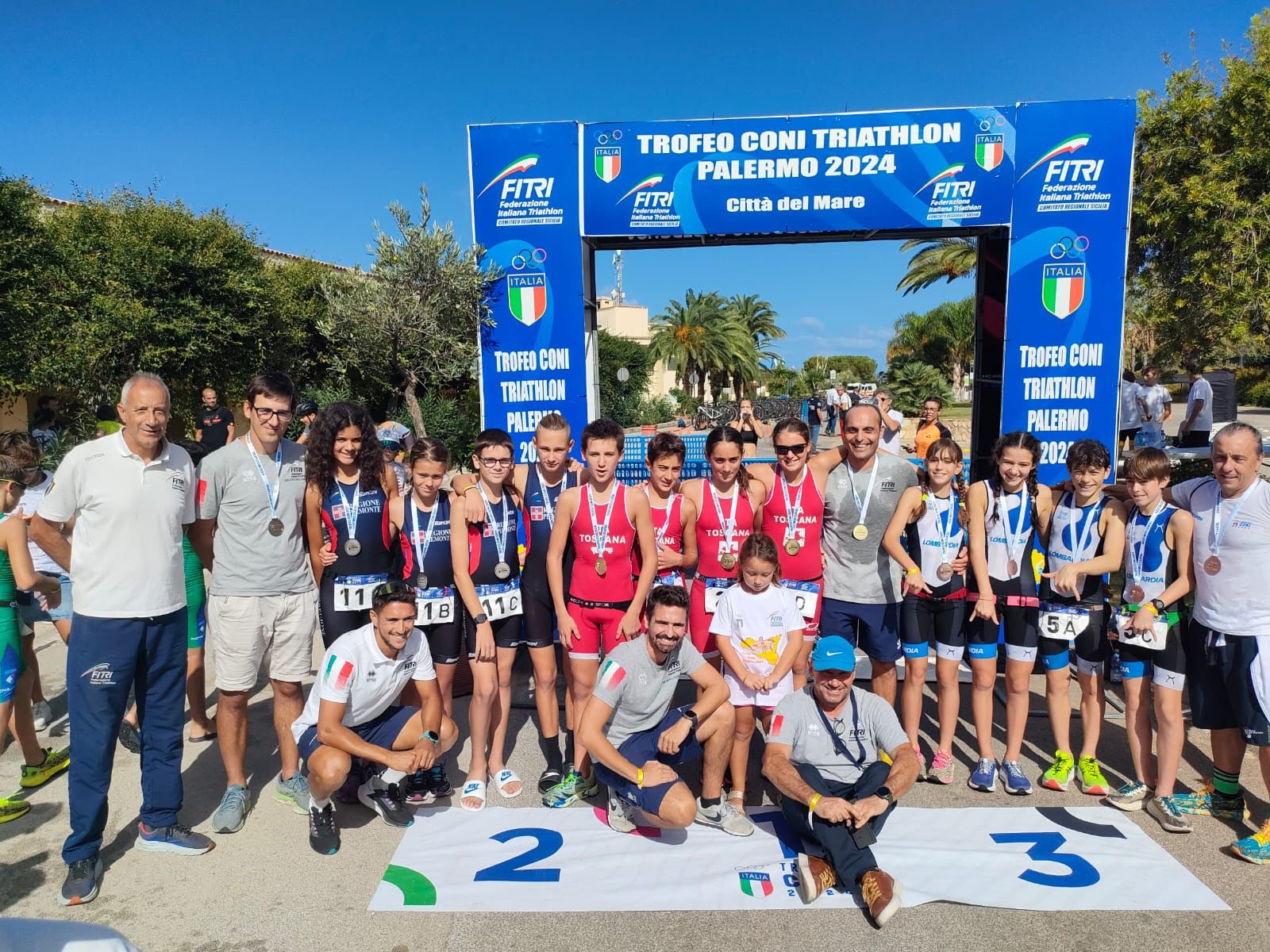 Vittoria della Toscana al trofeo CONI 2024