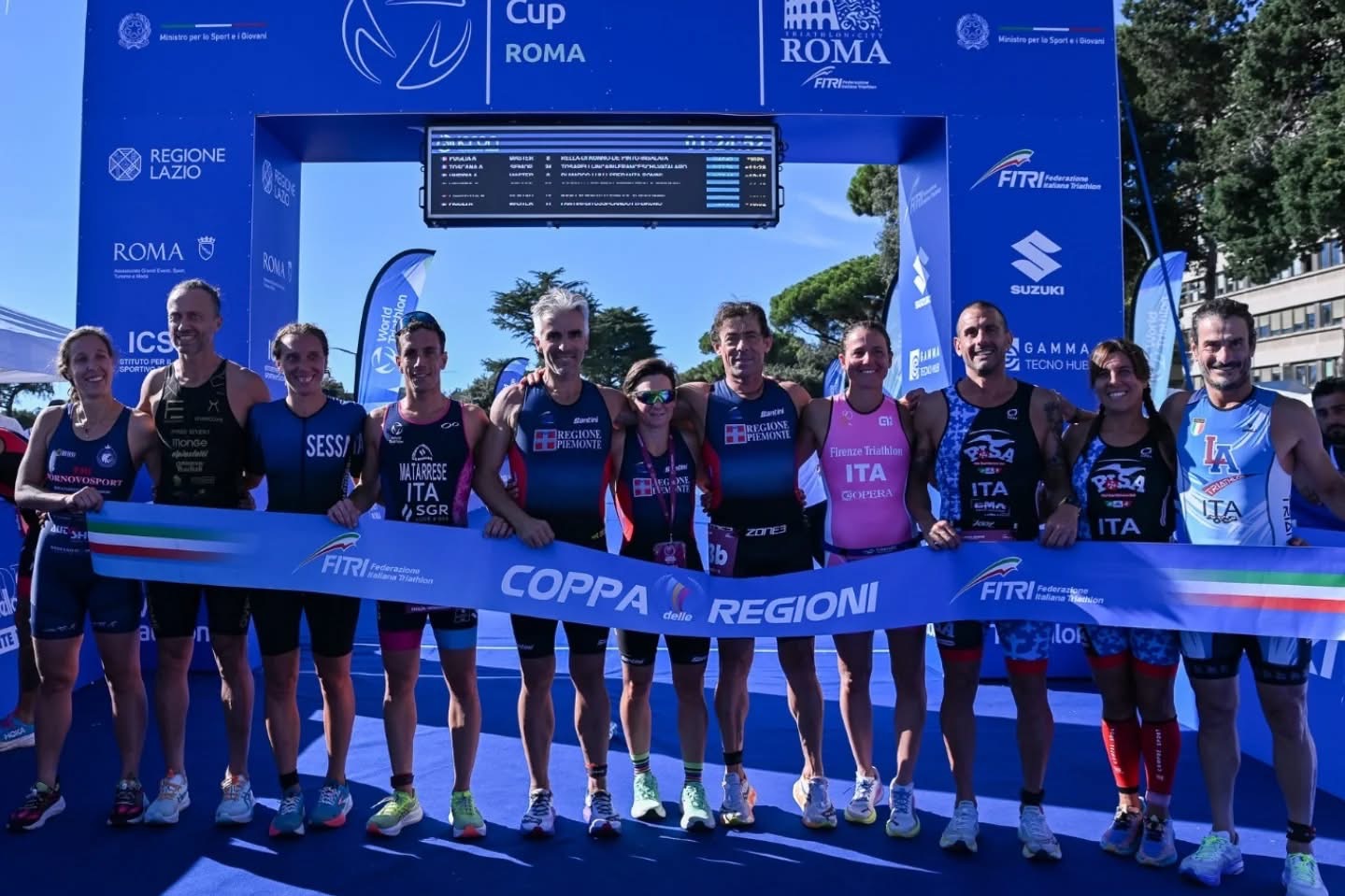 Toscana Master sul podio della prima Coppa delle Regioni Senior e Master a Roma!