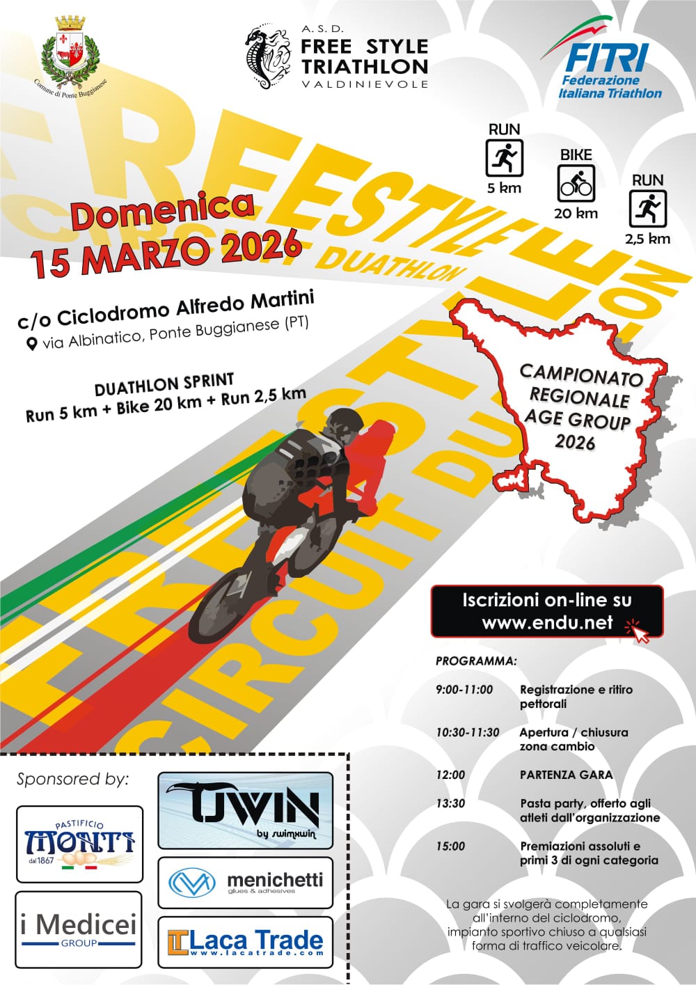 Riparte la Coppa Toscana con il FREESTYLE CIRCUIT DUATHLON!