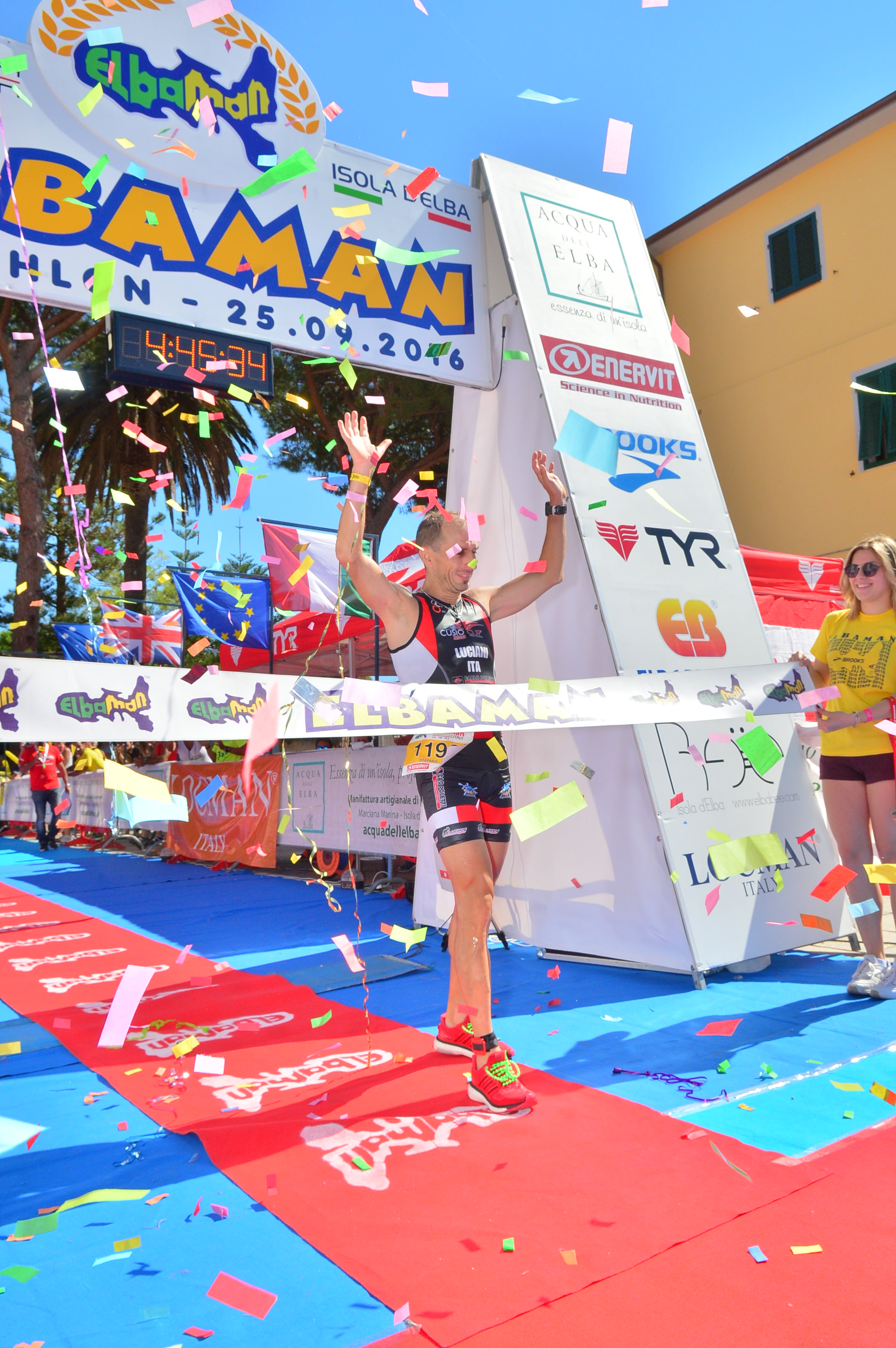 Elbaman Finish Line