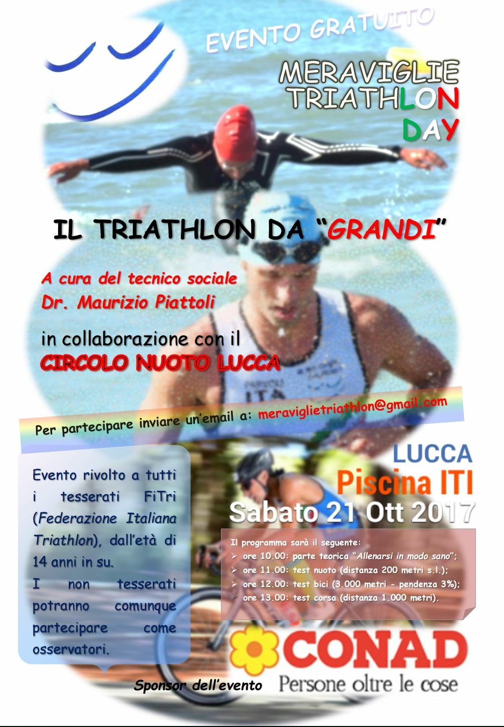 IL CRTO E IL SETTORE FORMAZIONE: "PREVENZIONE E PREPARAZIONE NEL TRIATHLON!". IL CONTRIBUTO DI MERAVIGLIE TRIATHLON.