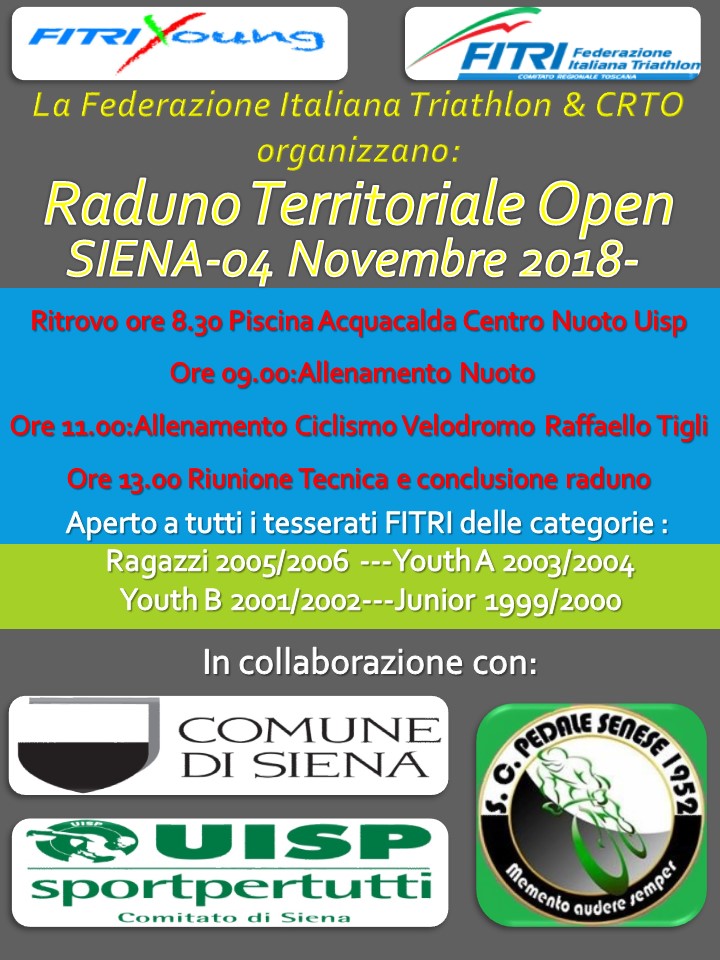 Raduno Open Siena giovani - 4 novembre 2018