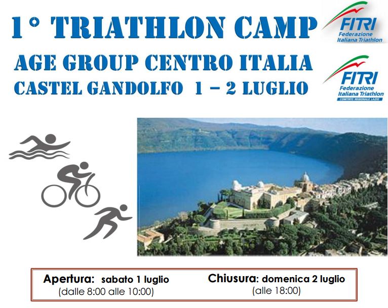 1° TRIATHLON CAMP AGE GROUP Centro Italia