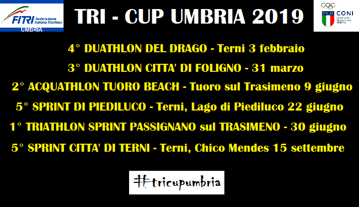 TRI-CUP UMBRIA 2019: una stagione tutta da vivere!